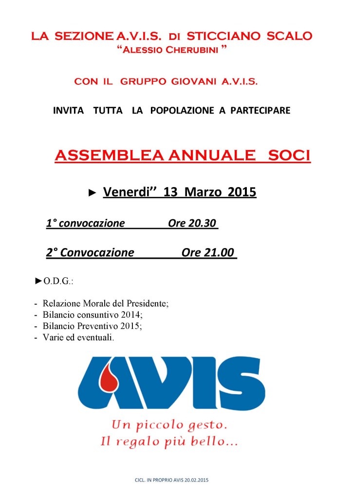 Assemblea soci 2015